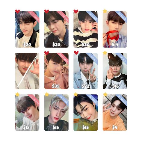 Wts Wtt Lfb Zb1 Zerobaseone Assorted Photocard Pc Zhang Hao Hanbin