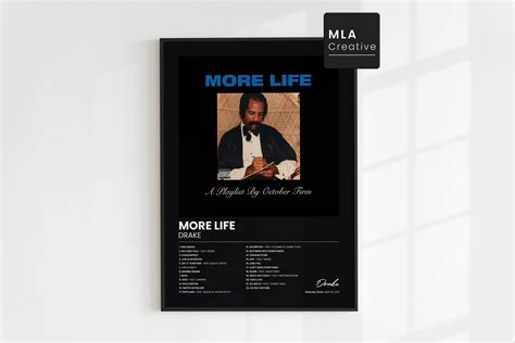 More Life Drake Digital Album Cover Art Poster Download - Etsy