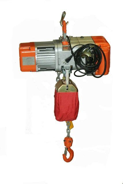 Electric Chain Hoist 1000 lb. 1/2 ton 110V electric crane hoist - 20ft ...