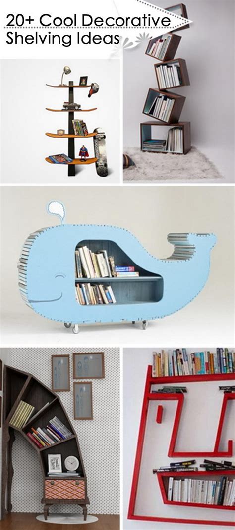 20+ Cool Decorative Shelving Ideas - Hative