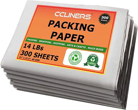 Packing Paper Sheets For Moving 300 Sheets 14 Lb Newsprint Packing