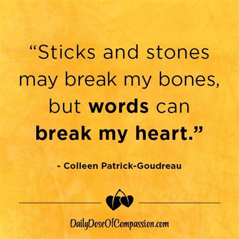 Sticks And Stones May Break My Bones Quote Adel Loella