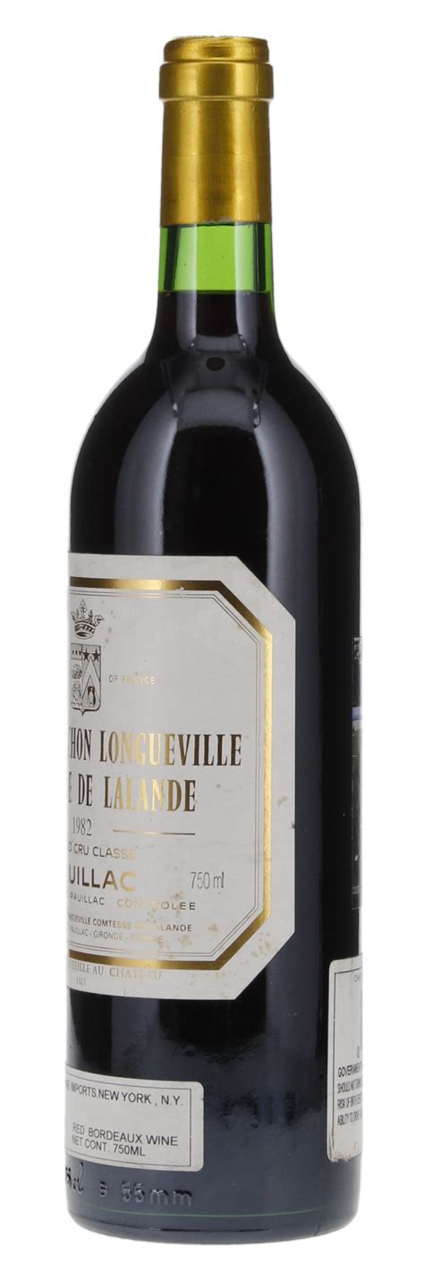 1982 Château Pichon Longueville Comtesse de Lalande Bordeaux Red Blends