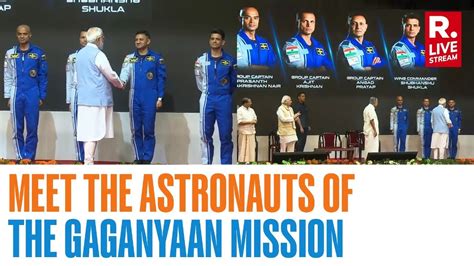 PM Modi Announces Names Of Astronauts Selected For Gaganyaan Project