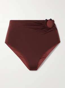 JOHANNA ORTIZ Taita Embellished Bikini Briefs NET A PORTER