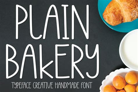 Plain Bakery Font | dafont.com