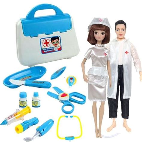 DOCTEUR LA PELUCHE La Malette De Doc 10 PCS Set 1 Docteur 1