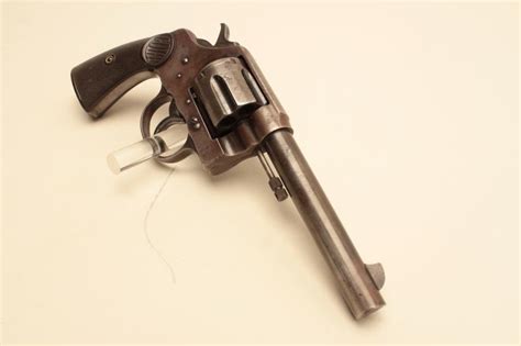 Early Colt New Service DA revolver, .45 Colt caliber, 5.5