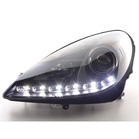 Daylight Headlight Led Drl Look Mercedes Slk R Black