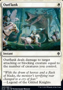 Outflank Throne Of Eldraine Modern Card Kingdom