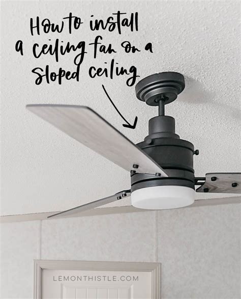 install  ceiling fan  vaulted ceilings ceiling ideas