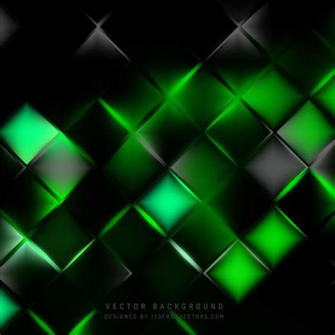 Abstract Black Green Square Background Abstract Cool Backgrounds