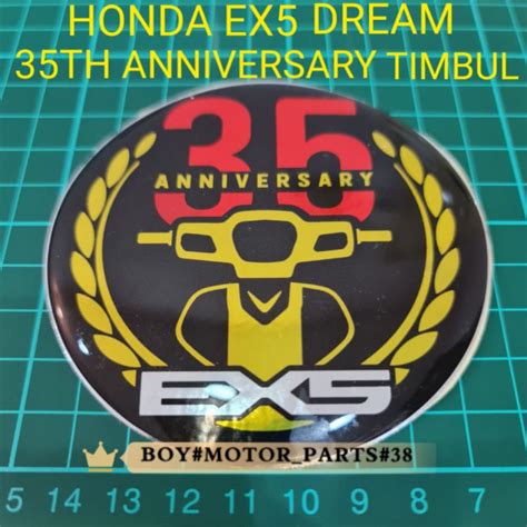 Ex Dream Th Anniversary Sticker Timbul Epoxy Shopee Malaysia