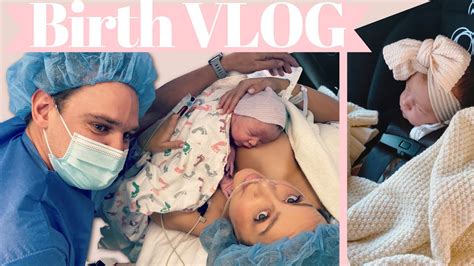 Emotional C Section Birth Vlog Meet Our Baby Girl YouTube