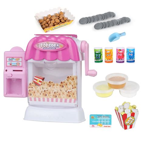 Childrens Simulated Vending Machine Puzzle Drinks Popcorn Machine