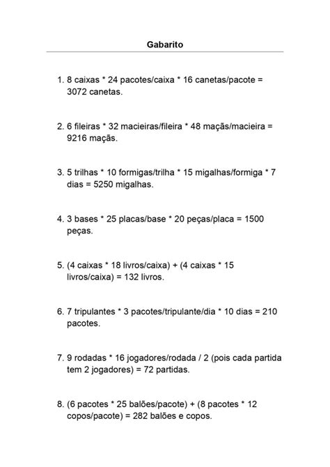 Situações Problemas De Multiplicação Para 5º Ano Do Ensino Fundamental