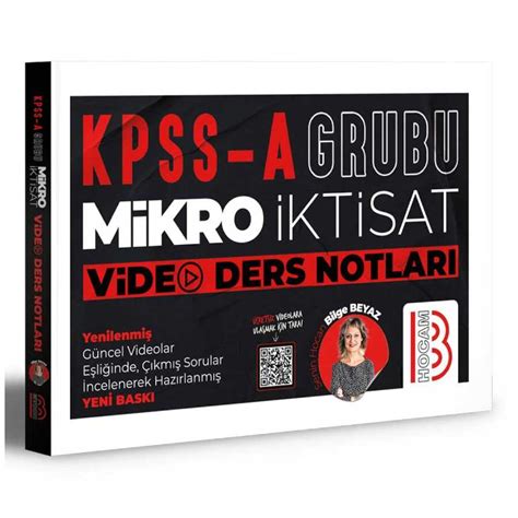 Kpss A Grubu Mikro Ktisat Video Ders Notlar Bkmkitap