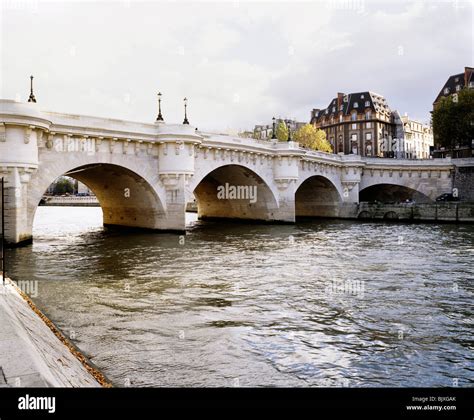 France, Paris, Pont Neuf, Seine River Stock Photo - Alamy