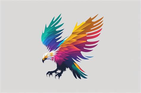 Download Birds, Colorful Eagle, Logo. Royalty-Free Stock Illustration ...