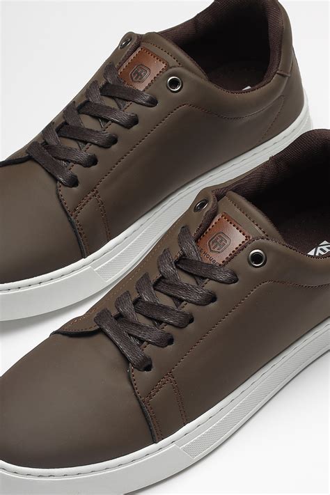 Casual Leather Shoes Brown - TIE HOUSE