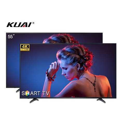 Factory Lowest Price 55 65 75 Inch LED TV 2K FHD Flat Screen Television ...