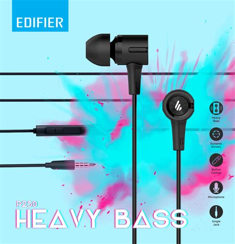 Edifier P205 Wired Earphone with in-ear eartip | Edifier Indonesia