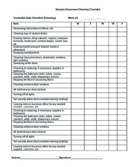 Free Daily Checklist Template And Its Purposes