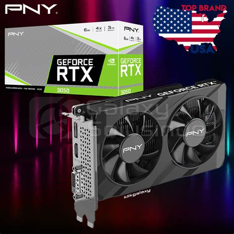 Jual PNY GeForce RTX 3050 VERTO 6GB Dual Fan GDDR6 VGA RTX3050 DDR6