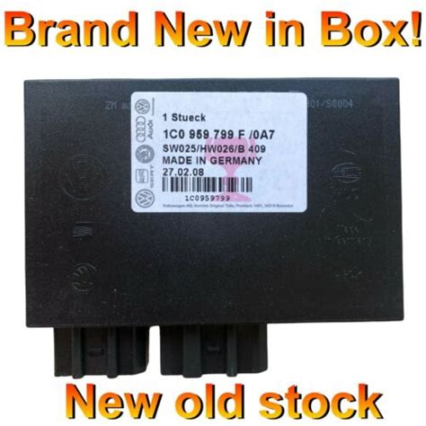 Vw Golf Bora Comfort Control Unit C F Brand New In Box Buy Now