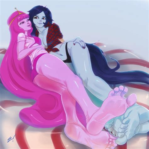 Rule 34 Adventure Time Ass Barefoot Breasts Duo Feet Female Foot