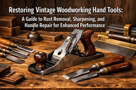 restoring vintage woodworking hand tools  guide  rust removal