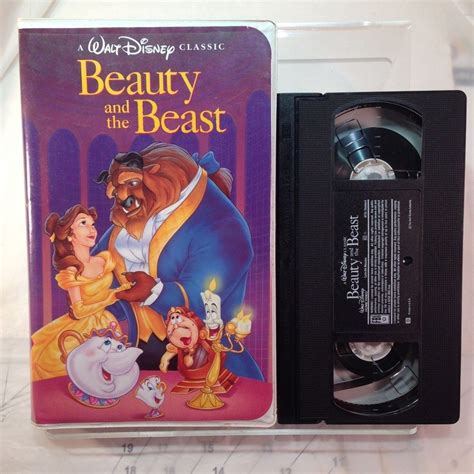 Beauty And The Beast Vhs 1992 Walt Disneys Black Diamond Classic