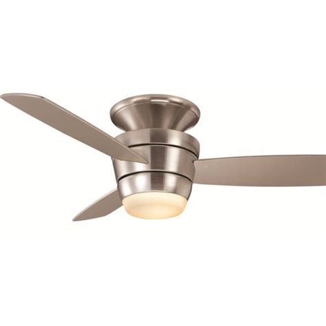 Shop Harbor Breeze Mazon 44 In Brushed Nickel Flush Mount Indoor