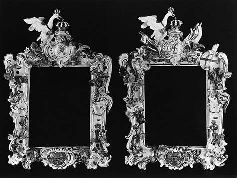 Meissen Manufactory Mirror One Of A Pair German Meissen The