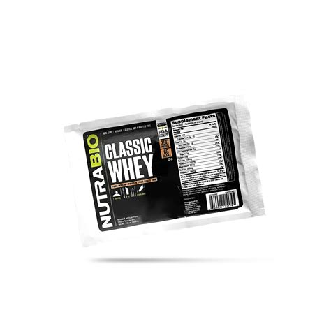 Nutrabio Classic Whey Protein Sample Pack CHOCOLATE MILKSHAKE