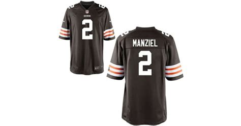 Nike Mens Johnny Manziel Cleveland Browns Game Jersey For Men Lyst