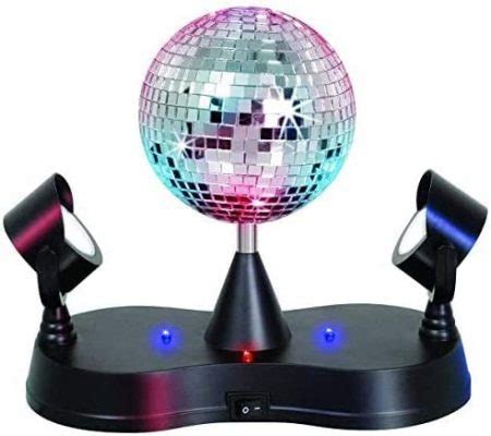 Kicko Revolving Disco Ball Multi Colored LED Light