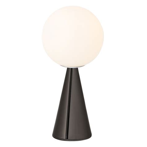 FontanaArte Lampada Da Tavolo Bilia Mini Cromo Nero Finnish Design Shop