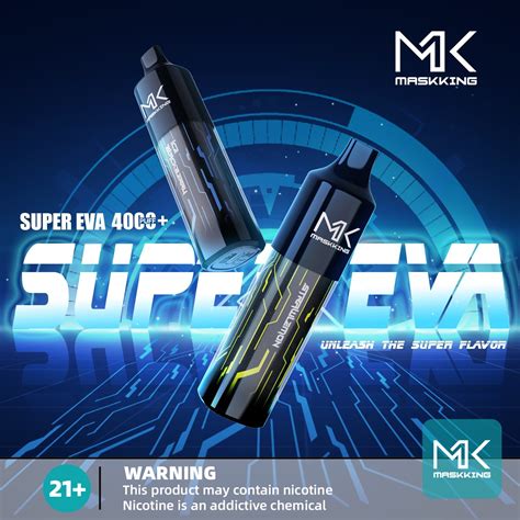 Maskking Latest Super Eva 4000 Puffs Disposable Vape Rechargeable