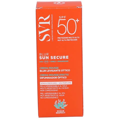 SVR Sun Secure SPF50 Crème mousse flouteur optique 50 ml Redcare