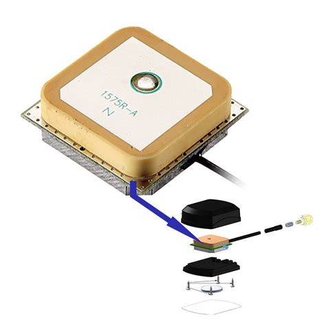 25 25mm Internal GPS 1575MHz Active Ceramic Patch Antenna China GPS