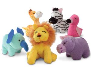 Plush Colorful Zoo Animals Toys | Kids Love Stickers from MediBadge