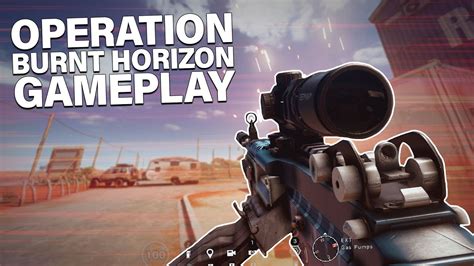 Operation Burnt Horizon Gameplay Rainbow Six Siege Mozzie Gridlock