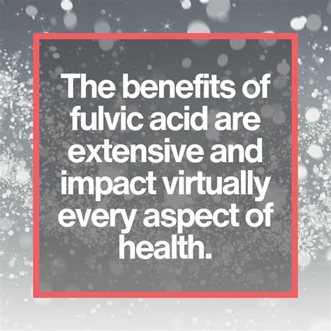 Fulvic Acid Benefits Nature S Secret To Enhanced Well Being