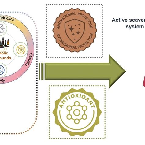 Graphical depiction of antioxidant and antimicrobial properties of ... 