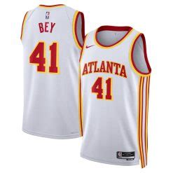 Atlanta Hawks Saddiq Bey Nike Association Edition White NBA Jersey