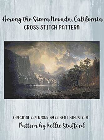 Amazon Among The Sierra Nevada California Cross Stitch Pattern