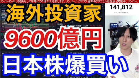 118、日経平均急落始まりか。海外勢が日本株を9600億円爆買い。チャイナマネーが相場を荒らす。ドル円147円に急伸。米国株、ナスダック