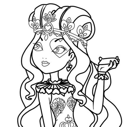 Get This Printable Ever After High Coloring Pages 00467