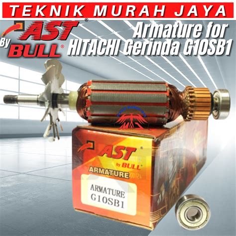 Jual AST Armature Angker Rotor Angkur Mesin Gerinda HITACHI G10SB1 G